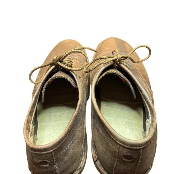 Oliberte Shoes Mens Size 11‎ Leather Lace Up Chukka Crepe Sole Casual Comfort - Picture 9 of 13